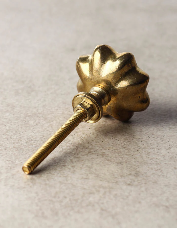Brass Flower Kitchen Cabinet Metal knob - Image 3