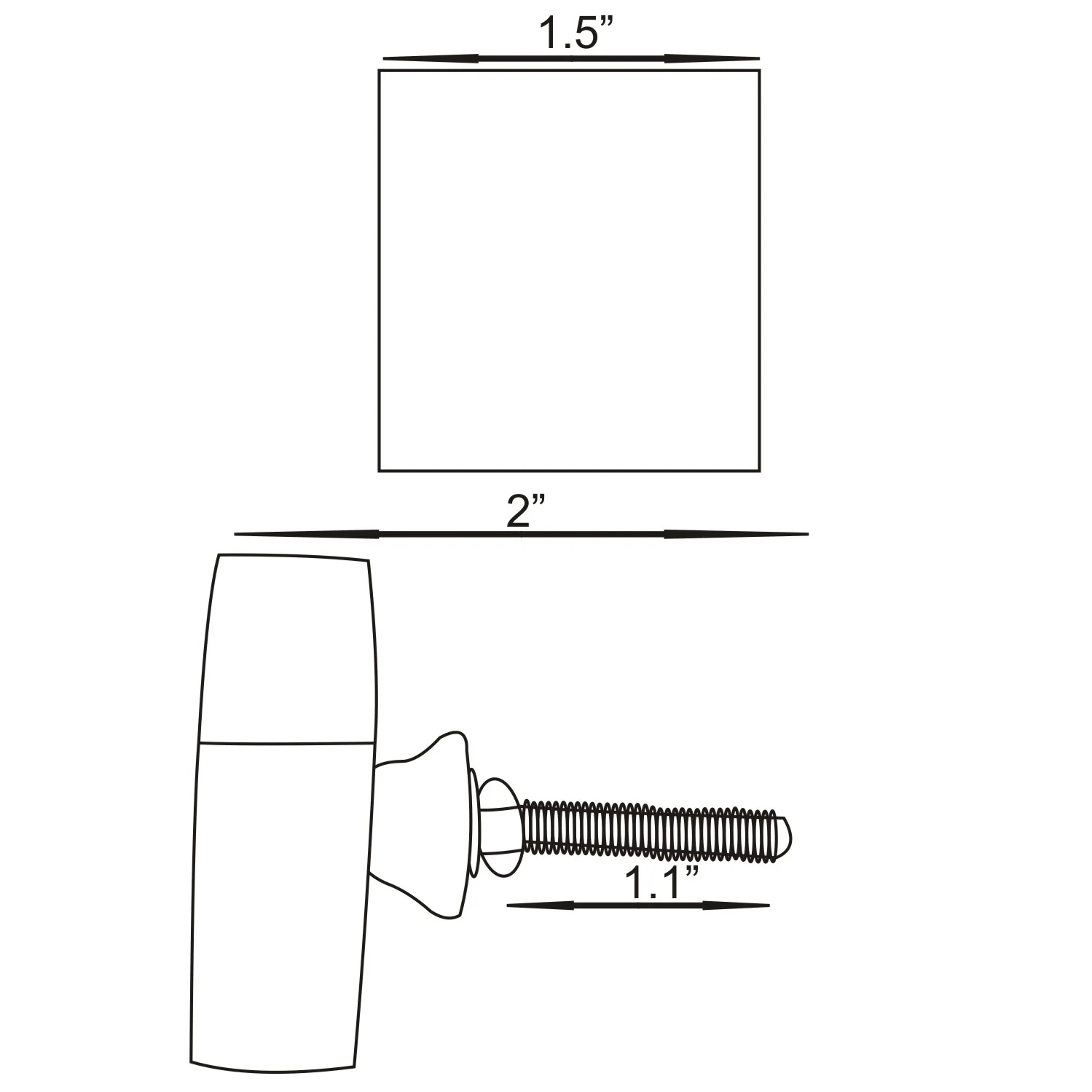 Dice 3 Wooden Casino knob - Image 4