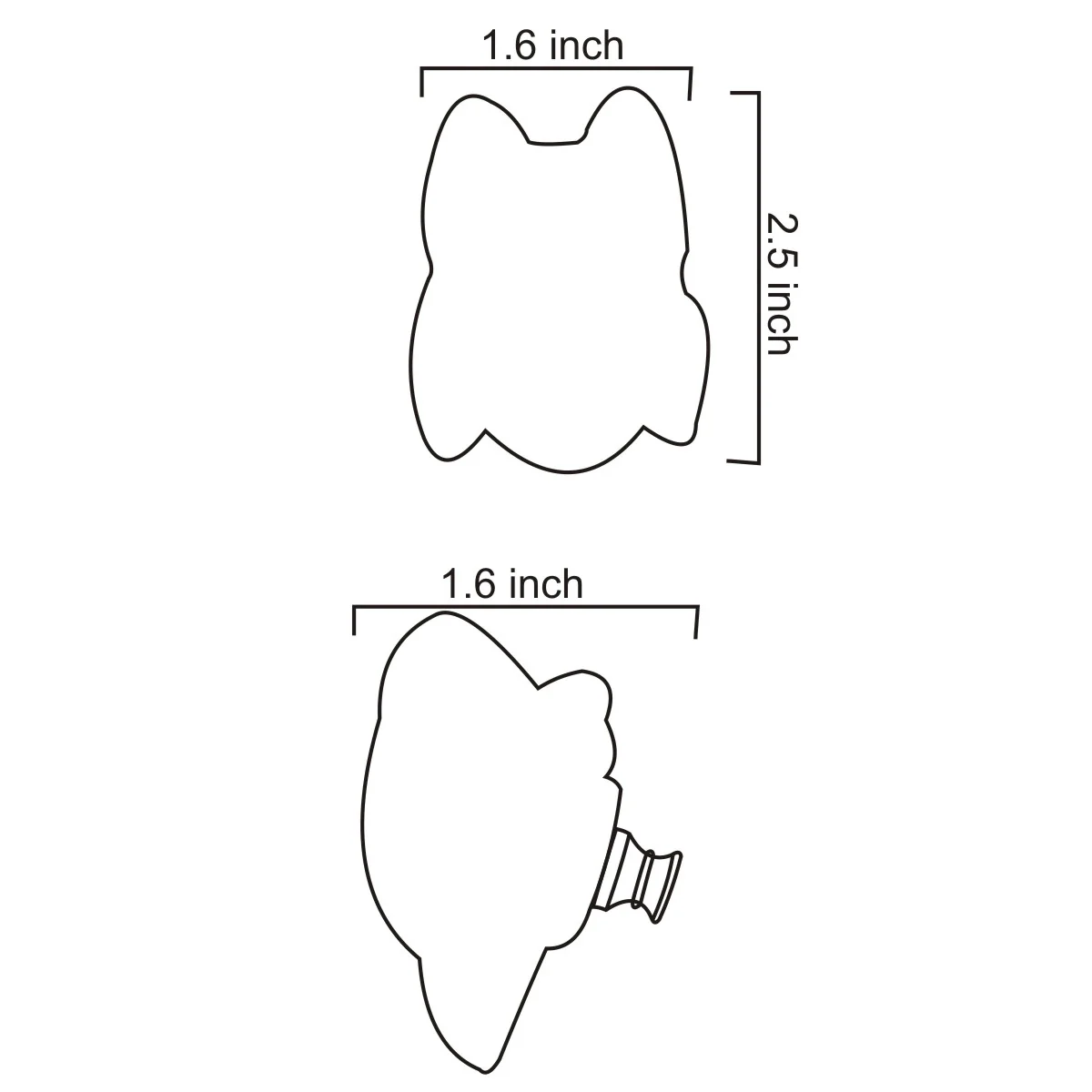 Kids Frog Design Ceramic Cabinet Knob - Image 3