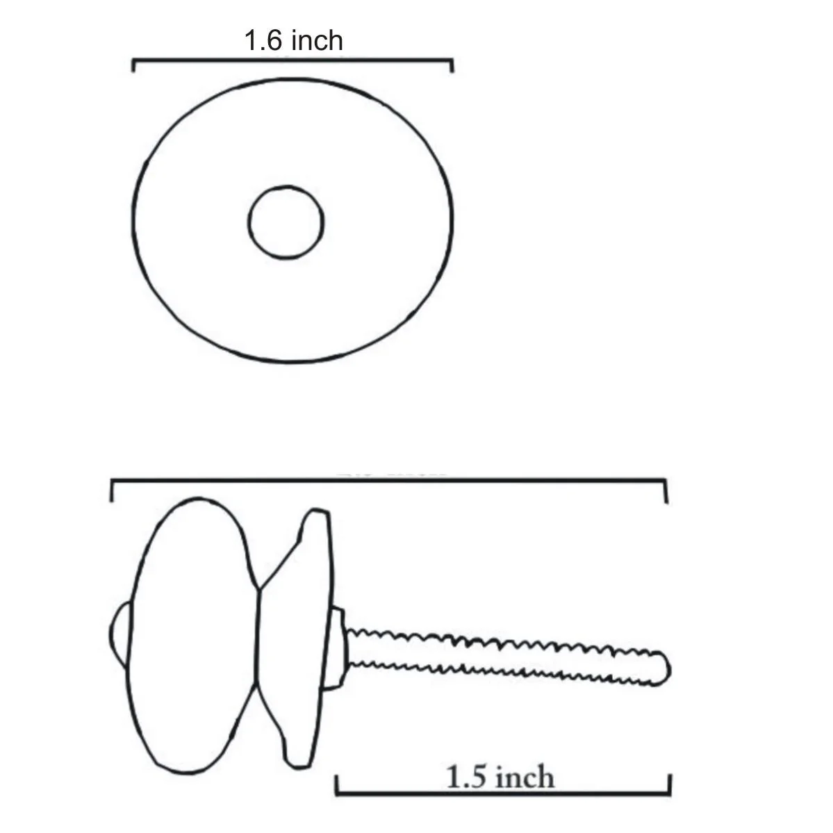 Mustard Cracked Ceramic Kitchen Cabinet Knob - Image 3