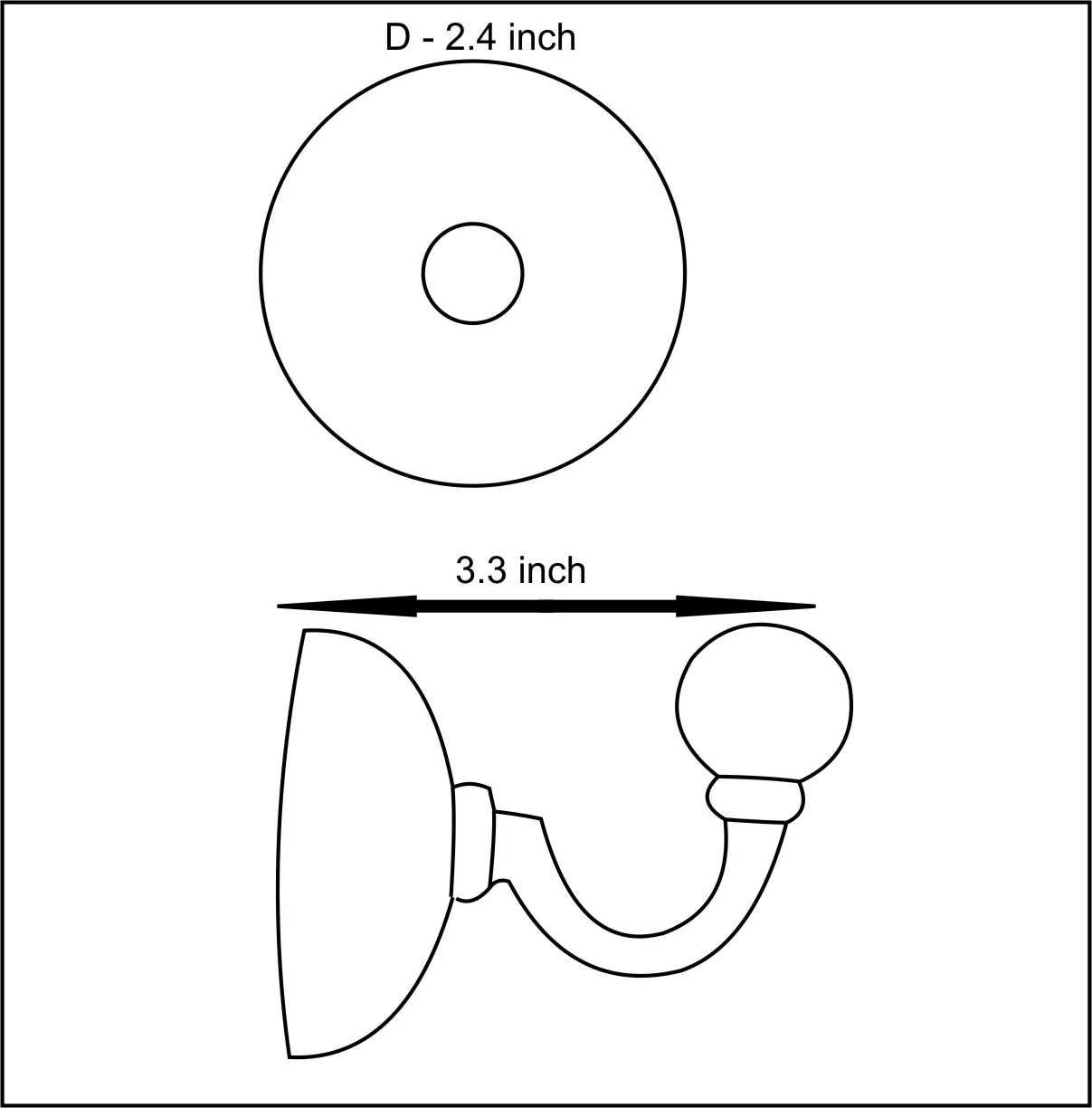 Orange Embossed Ceramic Round Wall Hook - Image 4