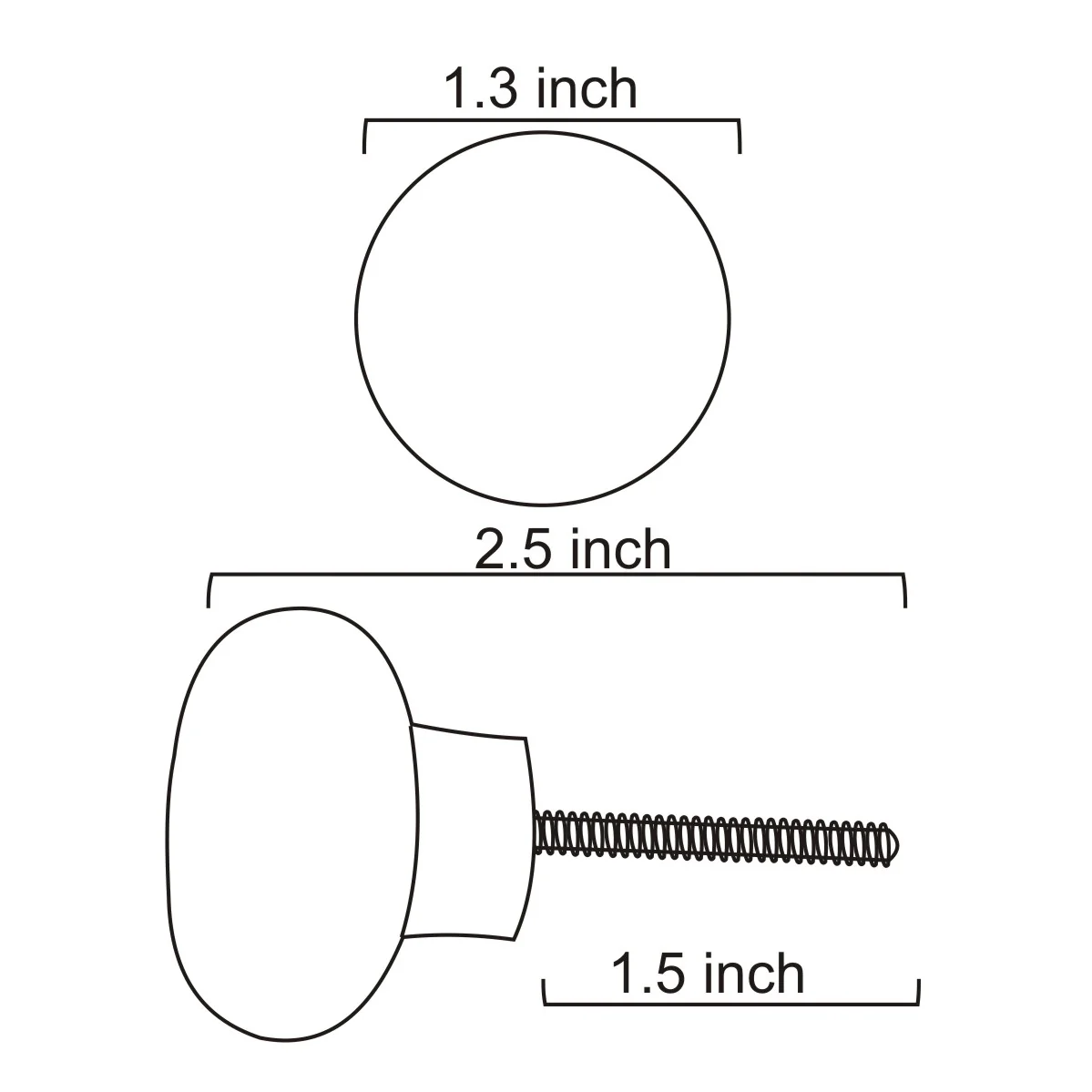 Red Color Wooden Knob - Image 3