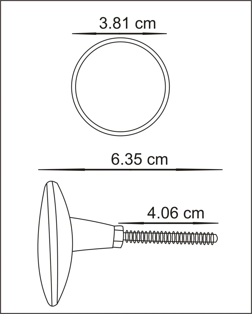 Round Cast Iron Metallic Knob - Image 3