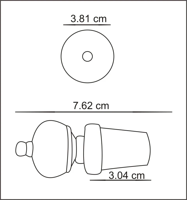 Turquoise Flower on Green Base Ceramic Wine Bottle Stopper (Set of Two) - Image 3