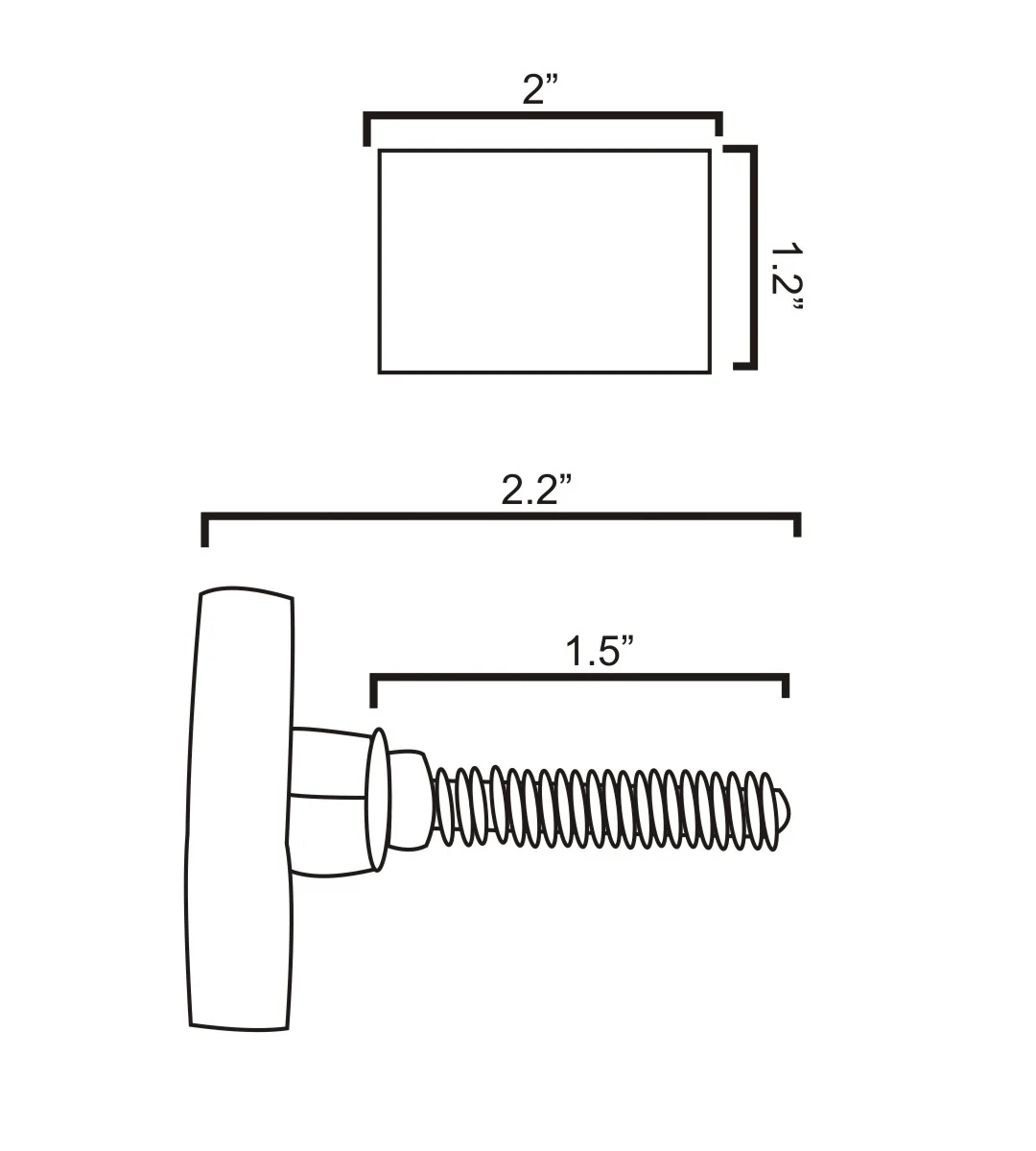 Vintage Sea Green And Wooden Resin Rectangular Shaped Cupboard Knob - Image 4